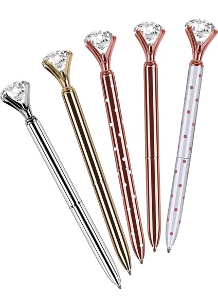 5 Adet Büyük Kristal Elmas Tükenmez Kalem Metal Tükenmez Kalem Ofis Malzemeleri 5 Tükenmez Kalem Doldurma 1 Siyah Kadife Çanta Siyah Mürekkep (Yurt Dışından) fiyatları