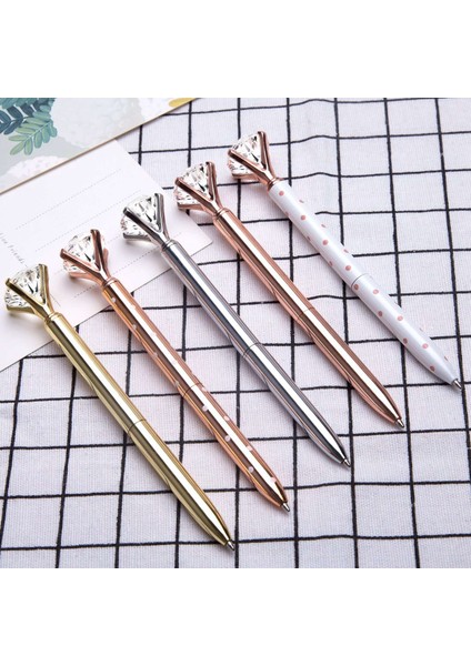 5 Adet Büyük Kristal Elmas Tükenmez Kalem Metal Tükenmez Kalem Ofis Malzemeleri 5 Tükenmez Kalem Doldurma 1 Siyah Kadife Çanta Siyah Mürekkep (Yurt Dışından) modelleri