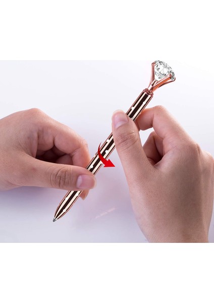 5 Adet Büyük Kristal Elmas Tükenmez Kalem Metal Tükenmez Kalem Ofis Malzemeleri 5 Tükenmez Kalem Doldurma 1 Siyah Kadife Çanta Siyah Mürekkep (Yurt Dışından) indirimleri