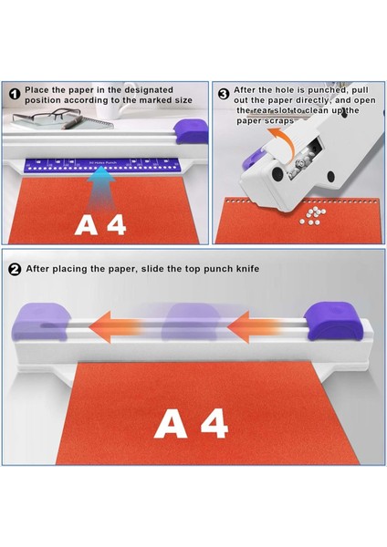 El Itme Bağlayıcı 30 Delikli Bağlayıcı Makinesi Bağlayıcı A4 A6 A7 B5-B7 Scrapbook Için Ana Masaüstü Binder Puncher (Yurt Dışından) indirimleri