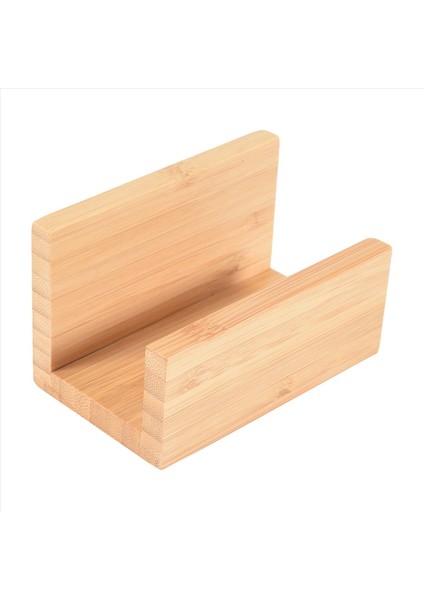 Bambu Ahşap Masaüstü Kartvizit Tutucu Masa Masası Sağlıklı Kartvizit Ekran Standı Ofis Erkek Kadınlar Için Uygun (Yurt Dışından)