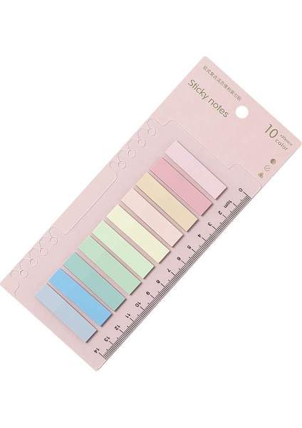 200PCS Renkli Sayfa Işaretleyicileri 10 Renkte Yapışkan Sekmeler Neon Yapışkan Notalar Su Geçirmez Yazılabilir Sayfa Bayrakları Stil 4 (Yurt Dışından)