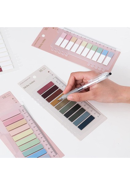 200PCS Renkli Sayfa Işaretleyicileri 10 Renkte Yapışkan Sekmeler Neon Yapışkan Notalar Su Geçirmez Yazılabilir Sayfa Bayrakları Stil 4 (Yurt Dışından) fiyatları