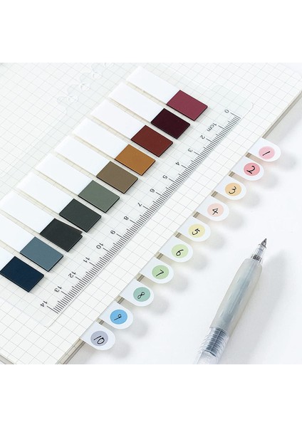 200PCS Renkli Sayfa Işaretleyicileri 10 Renkte Yapışkan Sekmeler Neon Yapışkan Notalar Su Geçirmez Yazılabilir Sayfa Bayrakları Stil 4 (Yurt Dışından) modelleri