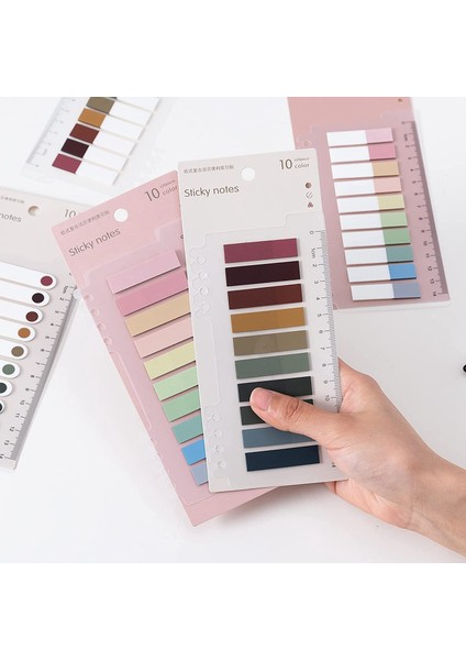 200PCS Renkli Sayfa Işaretleyicileri 10 Renkte Yapışkan Sekmeler Neon Yapışkan Notalar Su Geçirmez Yazılabilir Sayfa Bayrakları Stil 4 (Yurt Dışından) fırsatları