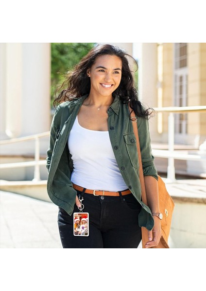 12 Pcs Sublimasyon Iş Kartı Tutucu Taşınabilir Taşıma Kartı Tutucu Deri Süblimasyon Rozet Sahipleri Yazdırılabilir (Yurt Dışından) fırsatları