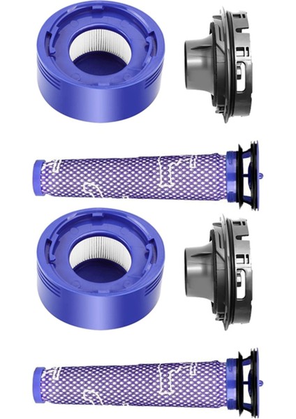 2x Dyson V7 V8 Vakum Temizleyici Montaj Motor Arka Kapak Ön ve Arka Filtre Kiti Motor Arka Kapak Parçaları (Yurt Dışından)