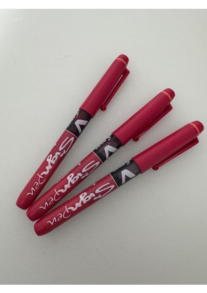 Roller Kalem Signo Pen Imza Kalemi Kırmızı (1 Adet) modelleri