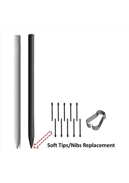 (50 Paket) Marker Kalem Uçları/nıbs Dikkate Değer 2 Stylus Kalem Değiştirme Nıbs/tıps Yumuşak (Siyah) (Yurt Dışından) indirimleri