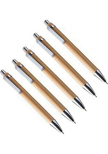 70 Pcs Ofis ve Okul Malzemeleri Sürdürülebilir Kalem Bambu Geri Çekilebilir Tükenebilir Kalem Yazma Aracı (Siyah Mürekkep) (Yurt Dışından) fırsatları