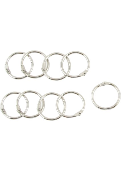 9 x Menteşe Yaprakları Halka Halka Kağıt Halkası Çapı Anahtar Halkası (Yurt Dışından) fiyatları