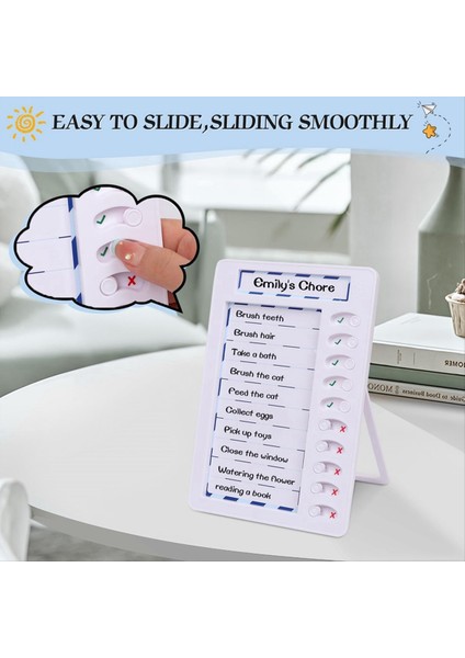 Çocuklar Için Silinebilir Kore Grafiği Liste Tahtası Yapmak Için Yeniden Kullanılabilir Işlerimi Manyetik Kuru Silme Kontrol Listesi Tahtası (Yurt Dışından) fırsatları