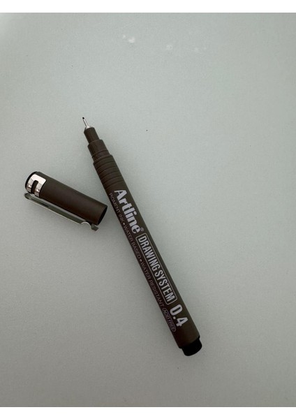 Çizim Kalemi 0.4 mm Siyah (1 Adet)