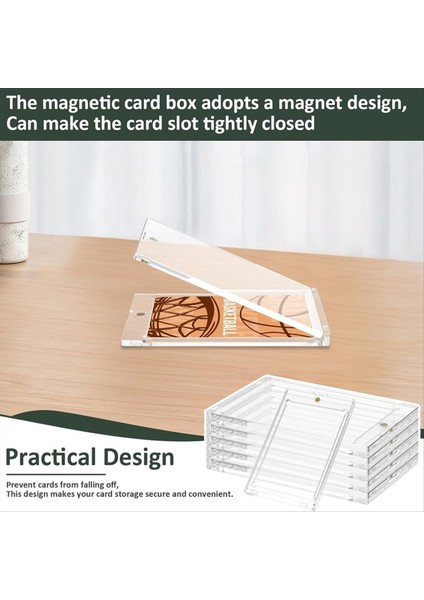 10 Pcs 130 Pt Akrilik Magneticcard Tutucular 4 33X2 87 Inç Kart Tutucu Spor Beyzbol Depolama Görüntüleme (Yurt Dışından) fiyatları
