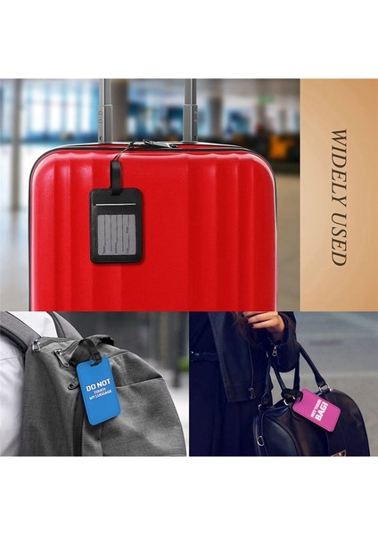 8pcs Süblimasyon Bagaj Etiketleri Isim Etiketi Boş Bavul Etiketleri Isı Transfer Çantası Etiketleri Iş Kimlik Kartı Sahibi Seyahat Kimliği Etiketleri (Yurt Dışından) indirimleri