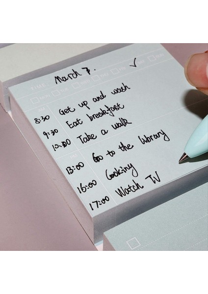 Taşınabilir Boş Yapışkan Notlar Planlayıcı Dergi Takvim 480 Çelik Mavi Için Kendinden Yapış Dizin Sekmeleri Organizatör (Yurt Dışından) modelleri