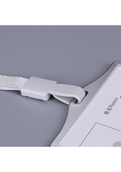 6x Yatay Stil Alüminyum Alaşım Kimlik Kartı Tutucu Kadınlar ve Erkekler Için Kradard Boyunlu Iş Iş Kartı Sahipleri (Yurt Dışından) fırsatları