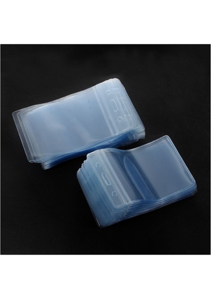 250 Pcs Temiz Plastik Dikey Adı Etiket Rozeti Kimlik Kartı Tutucular (Yurt Dışından) fiyatları