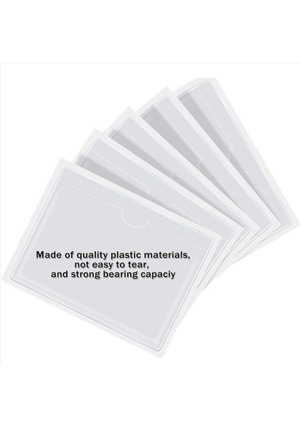 60 Adet Yükleme Için Üst Açık Olan Kendi Yapışkanlı Kartvizit Cepleri Kartları Düzenlemek ve Korumak Için Kart Sahibi (Yurt Dışından) indirimleri