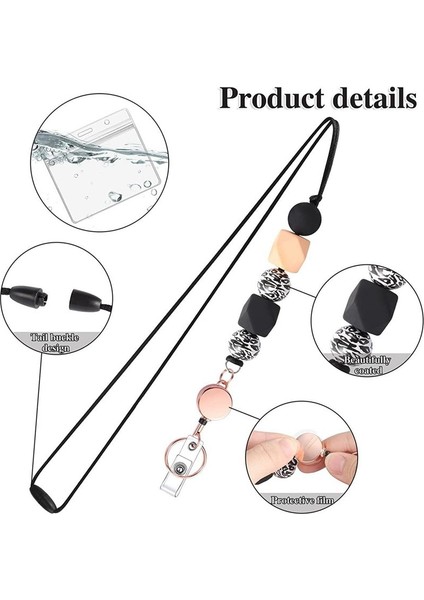 3 Kimlik Rozetleri Için Geri Çekilebilir Krâda Kimlik Tutucu Boncuklu Kradardlar ile Öğretmen Kradardları By B (Yurt Dışından) fiyatları