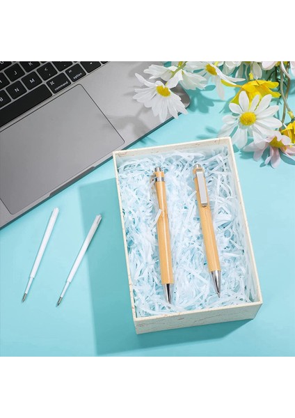 40 Adet Bambu Geri Çekilebilir Tükenebilir Kalem ve 40 Adet Ekstra Doldurma Siyah Mürekkep 1 mm Bambu Kalem Geri Çekilebilir Ahşap Kalemler (Yurt Dışından) fiyatları