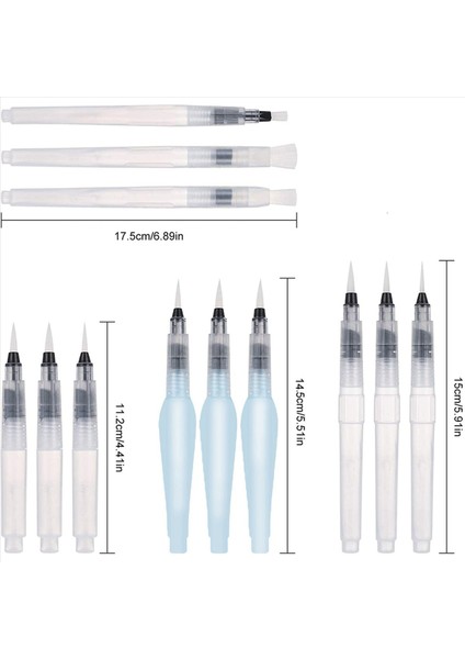Suluboya Fırça Kalemleri Seti 60 Paket Su Fırçası Kalemleri Doldurulabilir Su Boya Fırçaları Mürekkep ve Su Fırçası Kalemleri Sanat Malzemeleri (Yurt Dışından) fiyatları