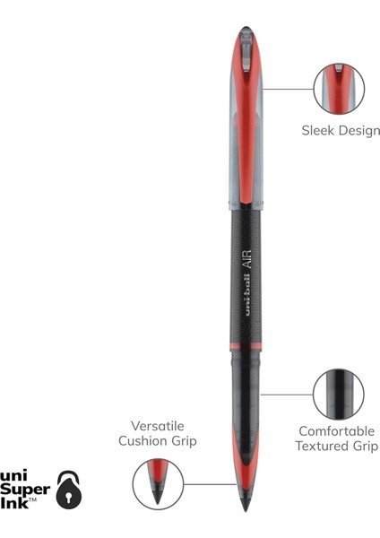 Roller Kalem Aır 0.5 mm UBA-188-M (3 Adet)