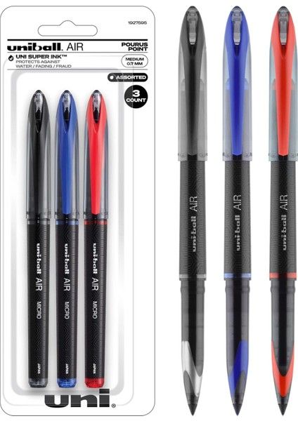 Roller Kalem Aır 0.5 mm UBA-188-M (3 Adet)