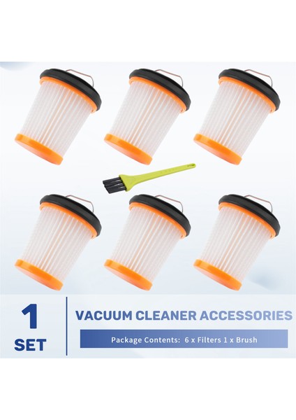6 Paket Kumaş Vakum Filtresi Köpekbalığı WV201 WV200 WV205 WV220 Wandvac Handheld Vakum (Yurt Dışından) fırsatları