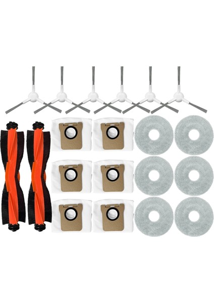 Xiaomi M30 D102 Yedek Ana Yan Fırça Posta Pad Toz Torbaları Yedek Parçalar Aksesuarları (Yurt Dışından)