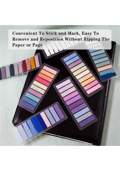 2400PCS Sayfa Işaretleyicileri Morandi Yapışkan Not Sekmeleri Renkli Yazılabilir ve Yeniden Konumlandırılabilir Kitap Bayrakları Sekmeleri Şerit Dizin Sekmeleri (Yurt Dışından) indirimleri