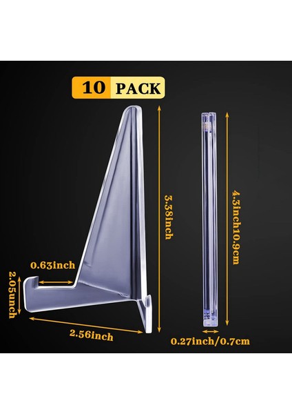 50PCS 35PT-360PT Kart Kollu Ekran Tutucu Akrilik Standlar Beyzbol Futbol Spor Kartı Ticaret ve Ekran Için Küçük Raf (Yurt Dışından) fiyatları