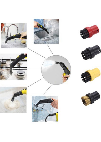 4x Buhar Temizleyici Slit Nozul Fırçası Sprinkler Kafa Karcher Sc1/sc2/sc3/sc4/sc5 Buhar Temizleyici Fırçası Için Düz Fırça (Yurt Dışından) indirimleri
