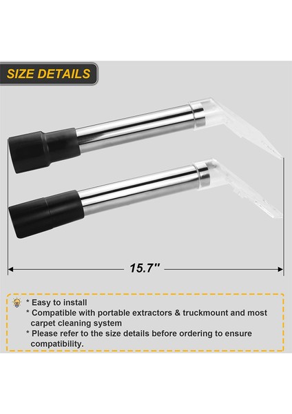 Döşeme ve Halı Yatak Temizliği Için Açık Kafa ile 2x Extractor El Değnek, Vakum Değnek Detaylandıran Araba (Yurt Dışından) fiyatları