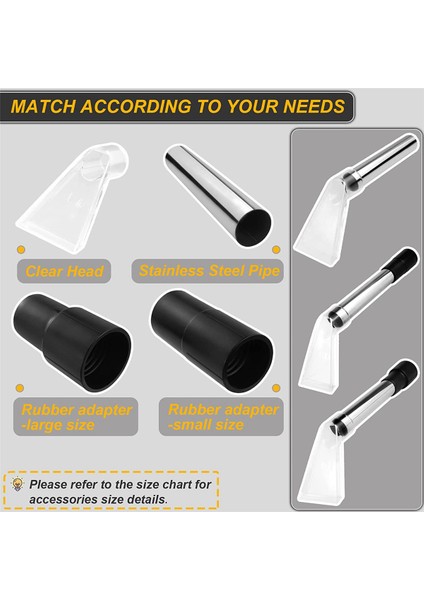 Döşeme ve Halı Yatak Temizliği Için Açık Kafa ile 2x Extractor El Değnek, Vakum Değnek Detaylandıran Araba (Yurt Dışından) indirimleri