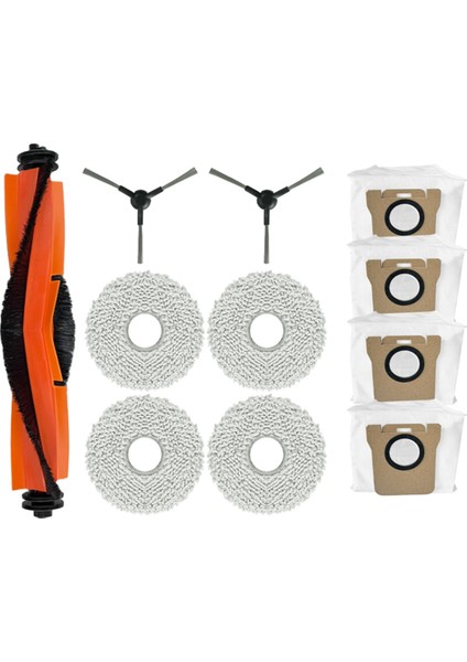 Xiaomi Mijia Için Omni M30 D102 Yedek Parçalar Sarf Malzemeleri Ana Yan Fırça Paspas Bez Toz Çanta (Yurt Dışından)