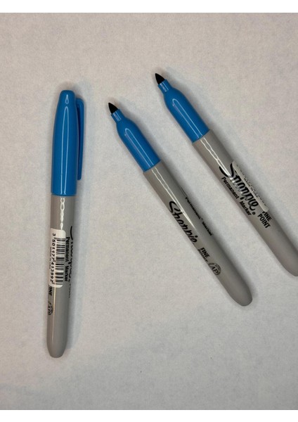 Markör Kalıcı Keçe Kalem, Ince Uçlu (3 Adet) modelleri