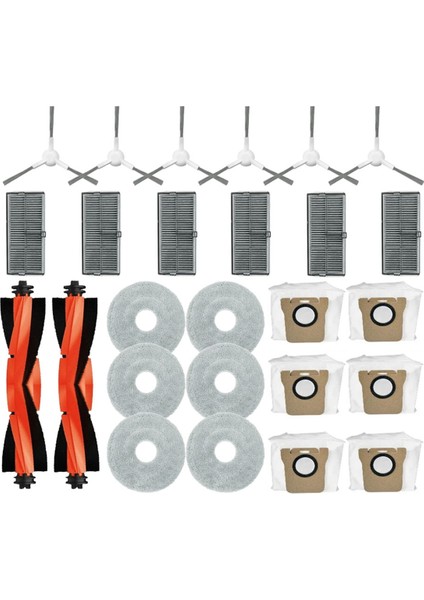 Xiaomi Mijia M30S Için D103CN Yedek Parçalar Aksesuarlar Ana Yan Fırça Hepa Filtre Mop Bez Toz Çanta (Yurt Dışından)