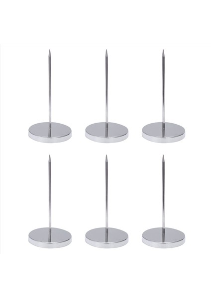 Fatura Makbuzu Için 6x Güvenli Memo Tutucu Başak Stick Not Kağıt Sipariş Ofis Masası (Yurt Dışından)