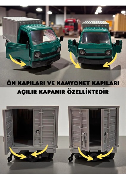 Uzaktan Kumandalı Kamyonet ,buhar Atan, Şarjlı, Ses Efektli, Işıklı, Kapıları Açılan, 2.4 Ghz fiyatları