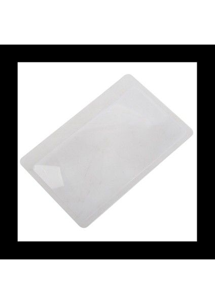 2 Adet 3 x Büyüteç Büyütme Büyütme Fresnel Cep Kredi Kartı Boyutu Şeffaf Büyüteç (Yurt Dışından) fiyatları