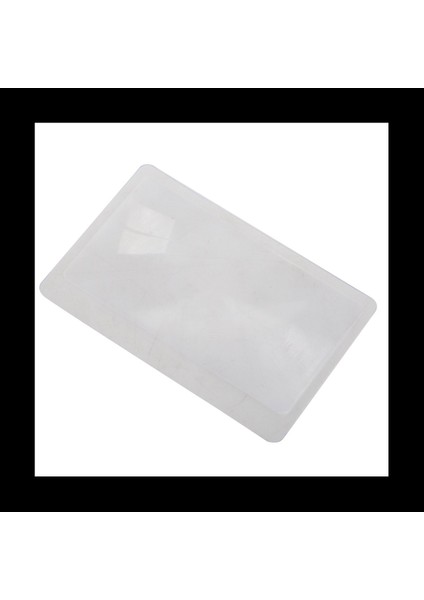 2 Adet 3 x Büyüteç Büyütme Büyütme Fresnel Cep Kredi Kartı Boyutu Şeffaf Büyüteç (Yurt Dışından) modelleri