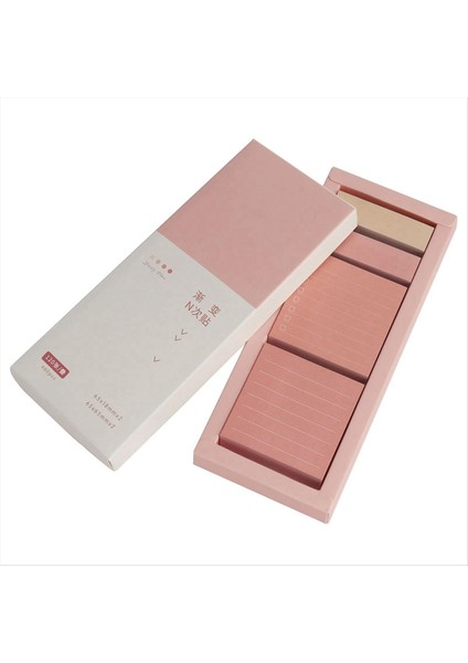 Taşınabilir Boş Yapışkan Notlar Planlayıcı Dergi Takvim 480 Çelik Pembe Için Kendinden Yapış Dizin Sekmeleri Organizatör (Yurt Dışından)