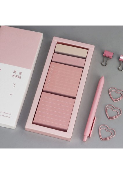 Taşınabilir Boş Yapışkan Notlar Planlayıcı Dergi Takvim 480 Çelik Pembe Için Kendinden Yapış Dizin Sekmeleri Organizatör (Yurt Dışından) fiyatları