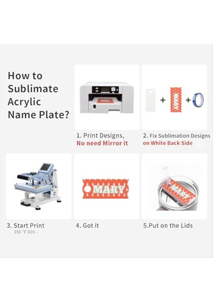 20PCS Süblimasyon Akrilik Adı Plakalar 40OZ Tumblers Için Kişiselleştirilmiş Adı Etiket Kupası Kapak Dekoratif Parçası (Yurt Dışından) modelleri
