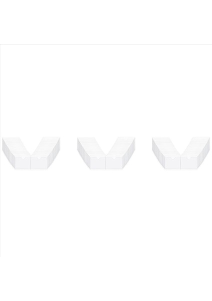 108PCS Kendinden Yapışkanlı Etiket Kart Tutucu Dizin Cepleri Tutucu 6x8 5cm Temiz Plastik Kart Tutucu Yapıştırıcı Etiket Tutucu (Yurt Dışından)