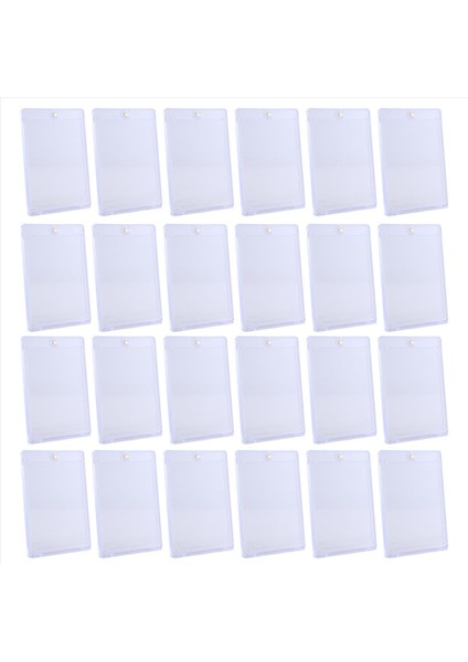 24 Mahte Mangetik Kart Tutucu 35PT Ticaret Kartları Beyselle Kart Kötü Koruncu Kasası Mıknatıs Spor Kartları Için Üst Yükleyiciler (Yurt Dışından) fiyatları