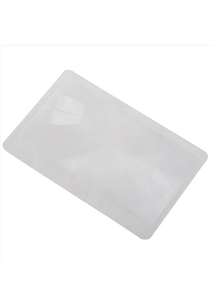 3pcs 3 x Büyüteç Büyütme Büyütme Fresnel Cep Kredi Kartı Boyutu Şeffaf Büyüteç (Yurt Dışından) modelleri