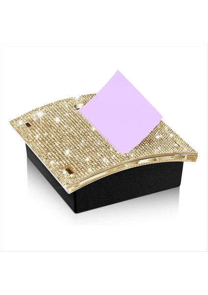 Rhinestone Self Stick Not Ped Tutucular 4 x 4 Inç Not Not Tutucu Dispenser Yapışkan Not Tutucu Yapışkan Notlar Dispenser (Yurt Dışından)