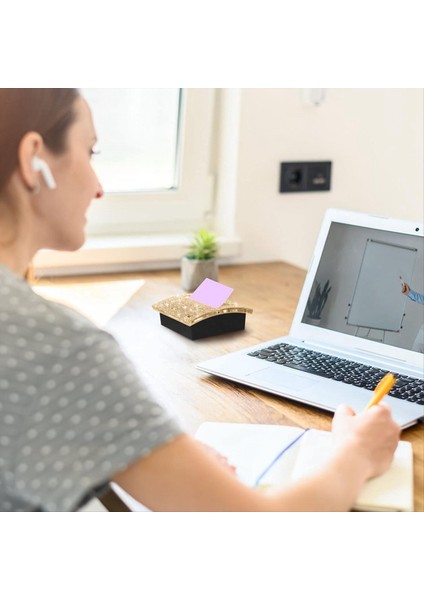 Rhinestone Self Stick Not Ped Tutucular 4 x 4 Inç Not Not Tutucu Dispenser Yapışkan Not Tutucu Yapışkan Notlar Dispenser (Yurt Dışından) fiyatları